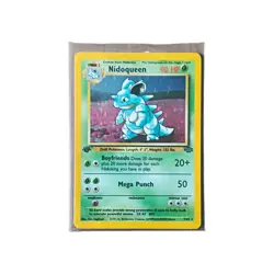 Pokemon TCG First Edition Nidoqueen 7/64 Jungle Holo Rare Pokemon Card Eng 1999 - Image 1