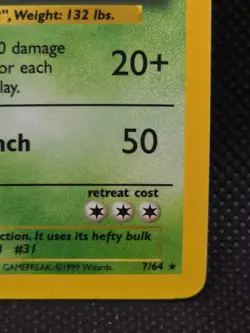 Pokemon Card - Nidoqueen 7/64 Unlimited Holo Rare - Jungle WOTC - NM - Image 5