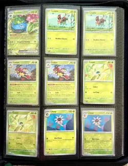 Pokemon TCG NM Stellar Crown Base Set + Rev Holos w/ Vaultx Binder | 275 Cards - Image 1