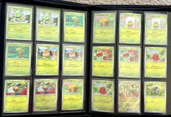 Pokemon TCG NM Stellar Crown Base Set + Rev Holos w/ Vaultx Binder | 275 Cards - Image 2