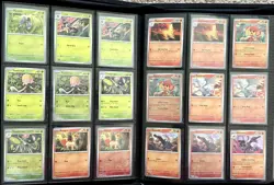Pokemon TCG NM Stellar Crown Base Set + Rev Holos w/ Vaultx Binder | 275 Cards - Image 3