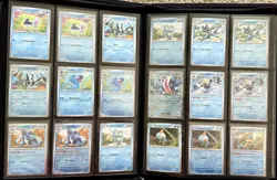 Pokemon TCG NM Stellar Crown Base Set + Rev Holos w/ Vaultx Binder | 275 Cards - Image 5