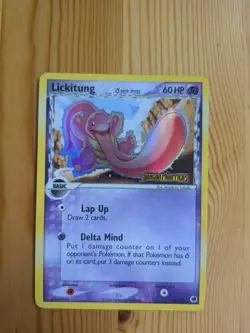 Lickitung 19/101 EX Dragon Frontiers Pokemon Card Reverse Holo Stamped Rare NM - Image 1