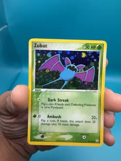 Zubat 82/109 Reverse Holo Stamped EX Team Rocket Returns Pokemon Card NM - Image 2