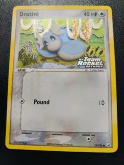 Dratini 52/109 Stamped Pokemon EX Team Rocket Returns 2004 Reverse Holo- NM/M - Image 1
