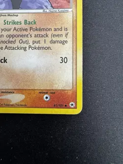 Pokemon TCG Machoke Reverse Holo 41/101 EX Hidden Legends Near Mint NM - Image 5