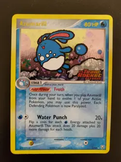 Azumarill 1/109 Reverse Holo EX Team Rocket Returns Pokemon TCG - NM - Image 1