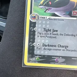 Pokemon TCG Sharpedo EX Power Keepers 38/108 Reverse Holo Uncommon 2007 NM - Image 5