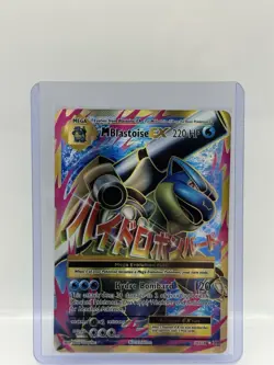 Nintendo Pokemon TCG M Blastoise EX 102/108 XY Full Art Holo Mega EX ENG 2016 NM - Image 1