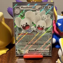 Maushold ex 155/182 Paradox Rift Double Rare Holo Pokemon TCG English 2023 - Image 1