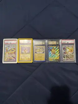 Pokemon TCG Jolteon SAR DARK JOLTEON Graded Card Lot PSA 10 PSA 8 - Image 1