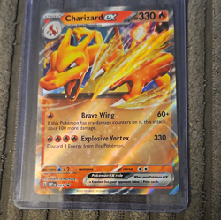 Pokemon TCG Charizard ex 161 330 HP Stage 2 SV Promo Cards English 2024 - Image 1