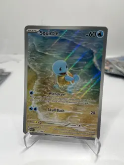 Pokemon Squirtle TCG Illustration Rare Scarlet & Violet 151 Card 170/165 NM - Image 1