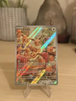 Pokemon Eevee 188/167 Twilight Masquerade Illustration Rare Holo English 2024 - Image 1