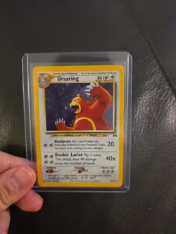 Pokemon TCG Ursaring Neo Discovery Holo Rare 15/75 80 HP Unlimited English - Image 1