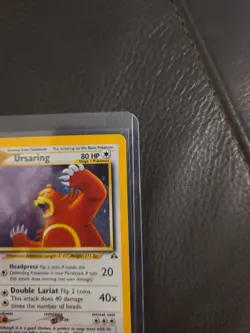 Pokemon TCG Ursaring Neo Discovery Holo Rare 15/75 80 HP Unlimited English - Image 3
