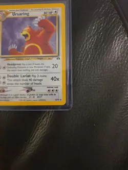 Pokemon TCG Ursaring Neo Discovery Holo Rare 15/75 80 HP Unlimited English - Image 4