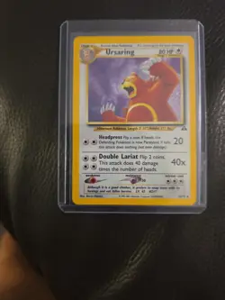 Pokemon TCG Ursaring Neo Discovery Holo Rare 15/75 80 HP Unlimited English - Image 5