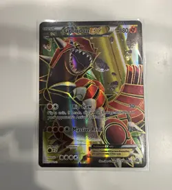 Pokemon TCG Groudon EX Full Art Holo Ultra Rare 150/160 XY Primal Clash 2015 180 - Image 1