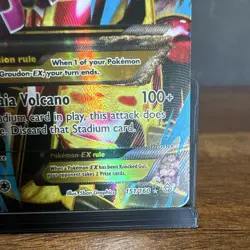 Pokemon TCG Primal Groudon EX 151/160 XY Primal Clash Ultra Rare Full Art Holo - Image 5