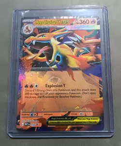 Mega Charizard Y EX 030 Pokemon Me Full Art Holo Promo HP 360 ENglish NM - Image 1