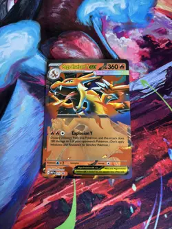 Pokemon TCG Mega Charizard Y Ex 030 Black Star Promo - Image 1