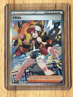 Pokemon Hilda Trainer Card SAR SIR 171/086 SV11W White Flare English - Image 1