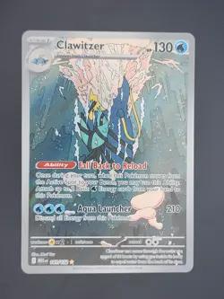 Clawitzer 141/132 - Illustration Rare Pokemon TCG Mega Evolution - NM - Image 1