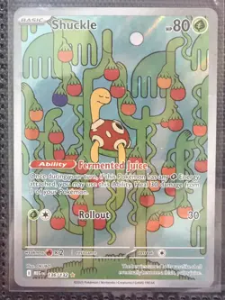 Shuckle 136/132 - Illustration Rare ME01: Mega Evolution - Pokemon Card - NM/M - Image 1