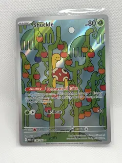 Pokemon TCG Shuckle Illustration Rare Mega Evolution Card 136/132 - Image 1