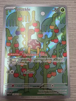Shuckle 136/132 Mega Evolution Illustration Rare Pokemon Card English NM - Image 1