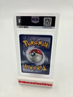 2000 Pokemon Base Set 2 Poliwrath Holo Rare PSA 7 Near Mint 15/130 - Image 2