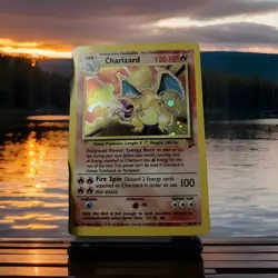 2000 Pokemon TCG Charizard Base Set 2 4/130 Holo Rare 10 Perfect Gem Mint CLEAN！ - Image 3