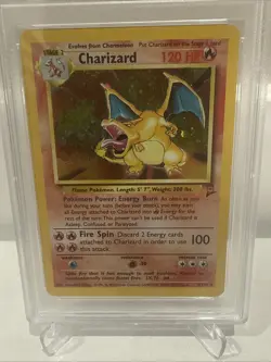 2000 Pokemon Charizard Base Set 2 PSA VG 3 4/130 - Image 2