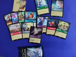 Disney Lorcana card lot 1st print Starters/graded Hades + more - sets 1,2 - Image 5