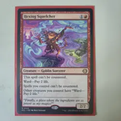 Hexing Squelcher Lorwyn Eclipsed Rare Magic the Gathering ECL MTG - Image 1