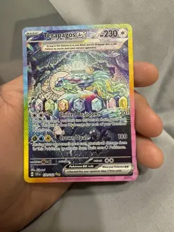 Pokemon TCG Terapagos EX Special Illustration Rare Card Stellar Crown 170/142 - Image 1