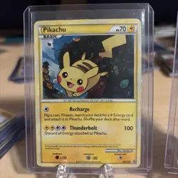 Pokemon Pikachu Black Star Promos Holo Card HGSS03 2010 Lot of 2 Heavily Played - Image 2