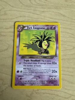 6 card Pokemon Lot (Lightly Played to Moderately Played) Dark Pokemon Cards - Image 1