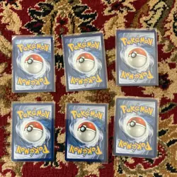 Pokemon TCG 6-Card EX/GX Foil Lot Mega Hawlucha, Dustox ir, Sharpedo, Rotom - Image 2