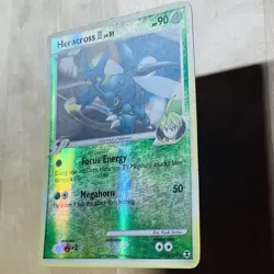 2009 Heracross Elite 4 24/111 Rising Rivals Reverse Holo LP English Pokemon Card - Image 3