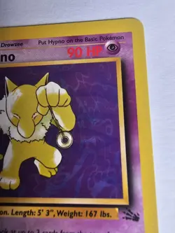 Pokemon Card Hypno 23/62 Fossil Set Non Holo Rare WOTC 1st Edition - Image 4