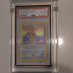 PSA 10 Dragonite Holo 4/62 1999 POKEMON FOSSIL Holo 1st Edition Pop 234 - Image 3