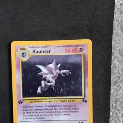 Pokemon Cards: 1st Edition Fossil Rare Holo: Haunter 6/62 - Trading Card Game - Image 2