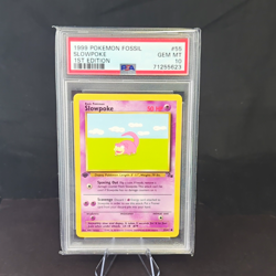 Pokemon - Slowpoke 55/62 Fossil 1st Edition Regular Common 50 HP EN PSA 10 - Image 1