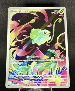 Pokemon Bulbasaur 133/132 Illustration Rare IR Full Art Mega Evolution NM - Image 1