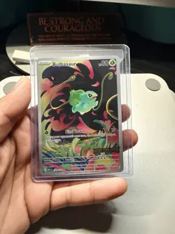 Pokemon TCG: Bulbasaur MEGA EVOLUTION STAMPED 133/132 MEG Illustration Rare NM - Image 1
