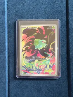 Bulbasaur 133/132 Illustration Rare Mega Evolution Pokemon Holo Near Mint - Image 1
