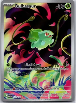 Bulbasaur 133/132 Illustration Rare Mega Evolution Pokemon Holo Near Mint - Image 1