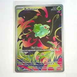 The Pokemon Company Bulbasaur 133/132 ME01 Mega Evolution Illustration Rare Holo - Image 1
